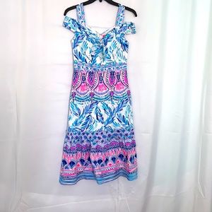 Lilly Pulitzer Blue Iva Midi Dress